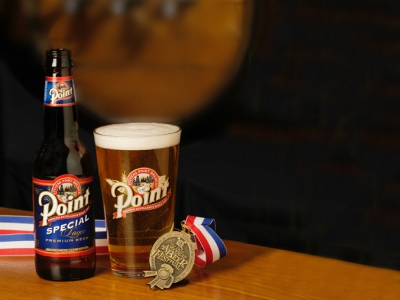 Point Special lager beer